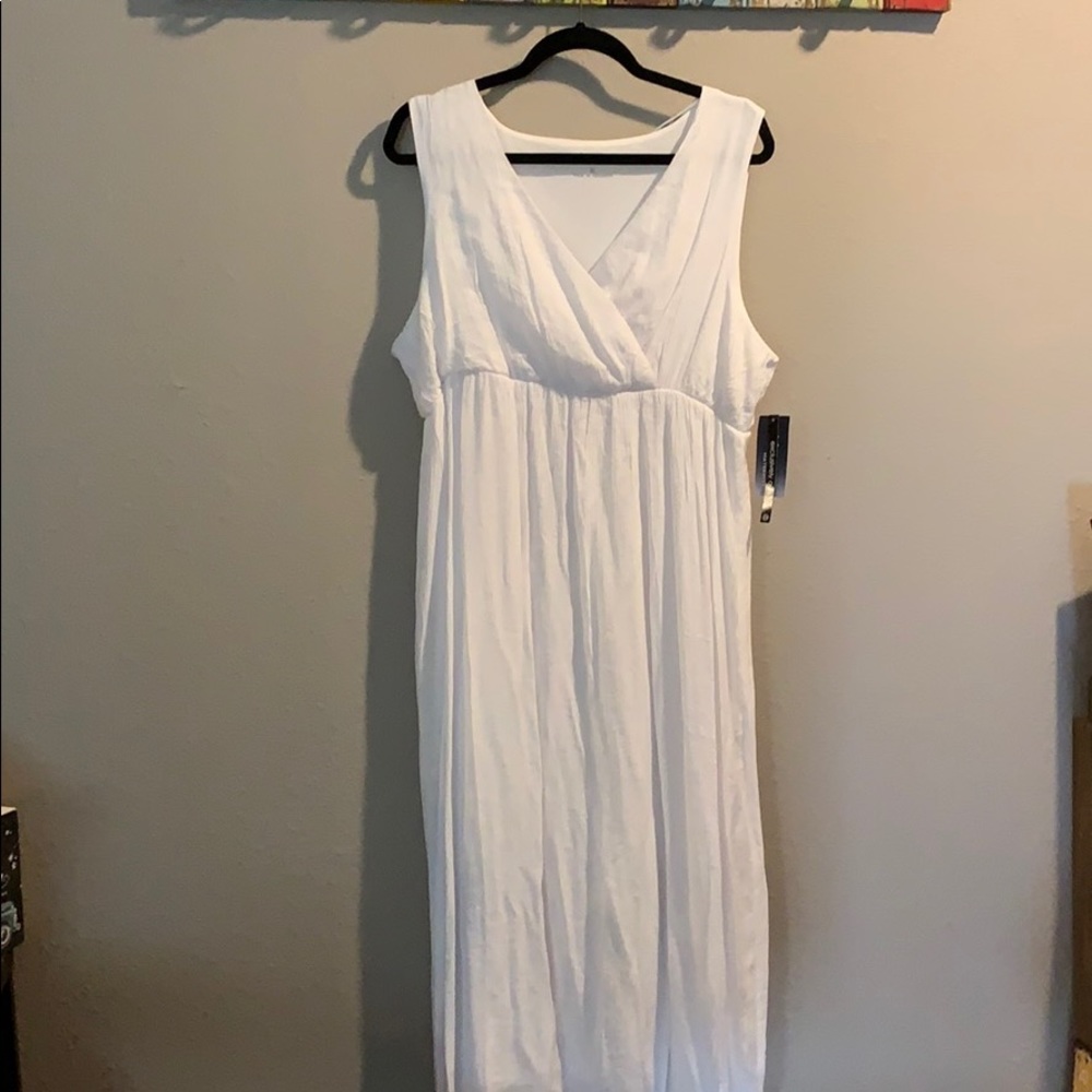 White column dress (maternity)